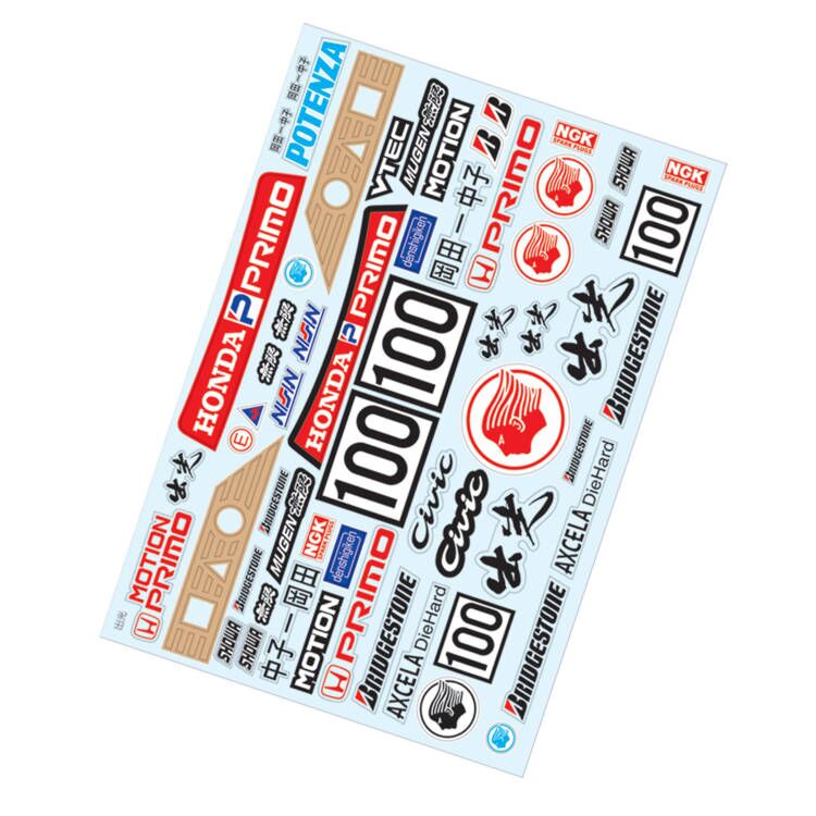 Body สติกเกอร์ 1/10 RC Crawler Axial SCX10 Capra Traxxas TRX4 TRX6 1/12 WPL D12 MN99S