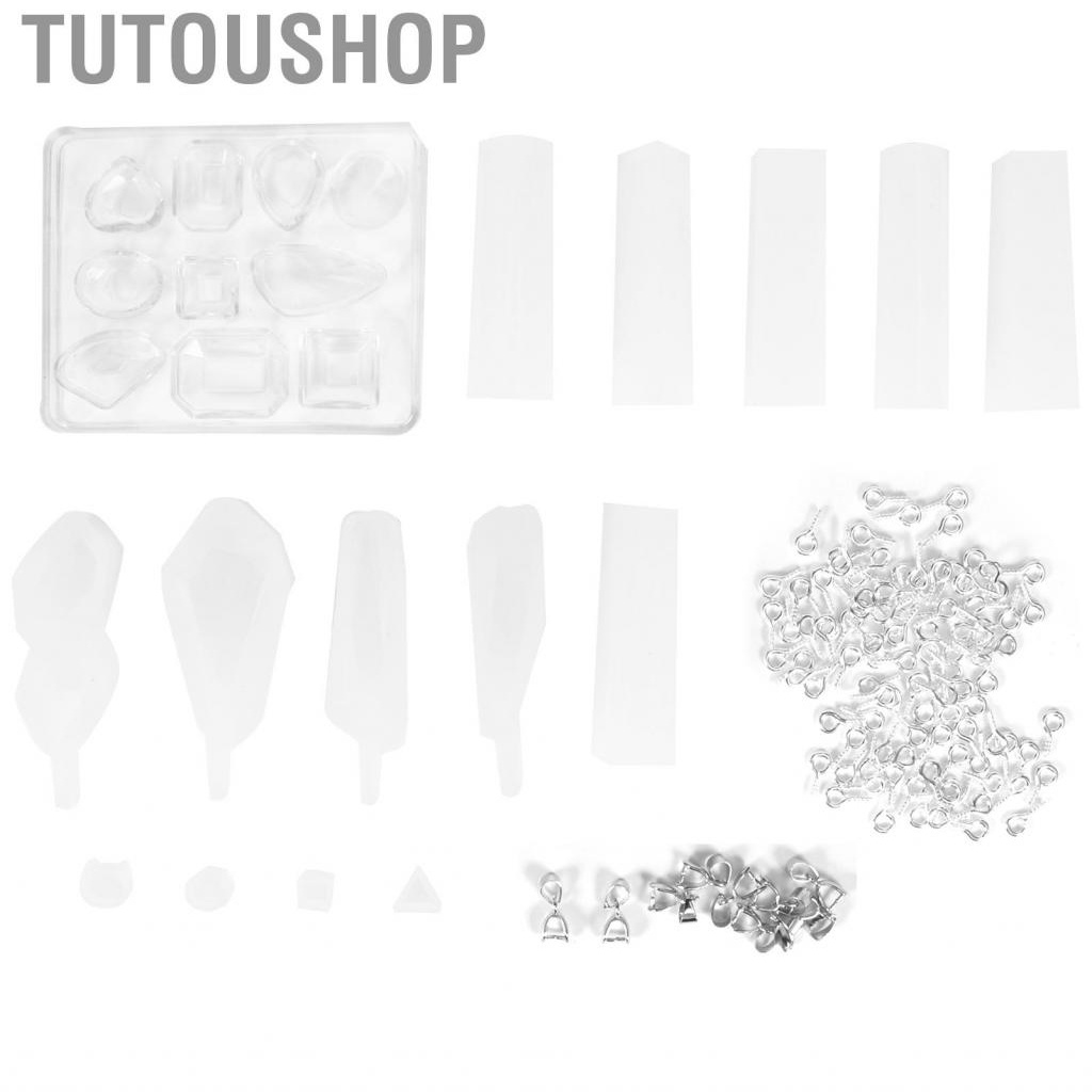 Tutoushop Ichiias 125PCS Pendant Mould Epoxy Resin Tool Crafts Silicone Casting