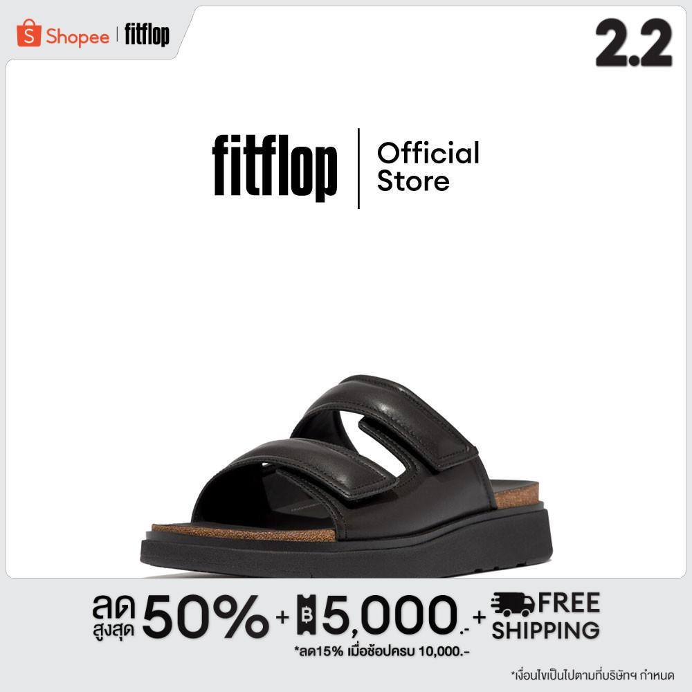 FITFLOP GEN-FF ADJUSTABLE PADDED 2-BAR รองเท้าแตะผู้ชาย รุ่น IN5-001 สี BLACK