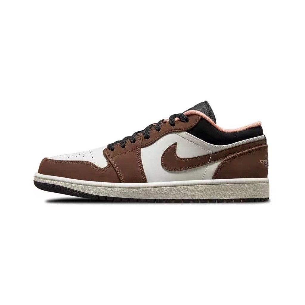 【💯ของแท้】 Nike Jordan Air Jordan 1 Low SE "Chocolate Bliss" White Brown/DC6991-200