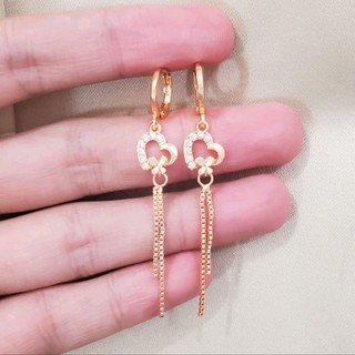 PERHIASAN WANITA Anting Jurai Titanium Gold Perhiasan Wanita Dewasa Terbaru ANTI KARAT ELEGAN
