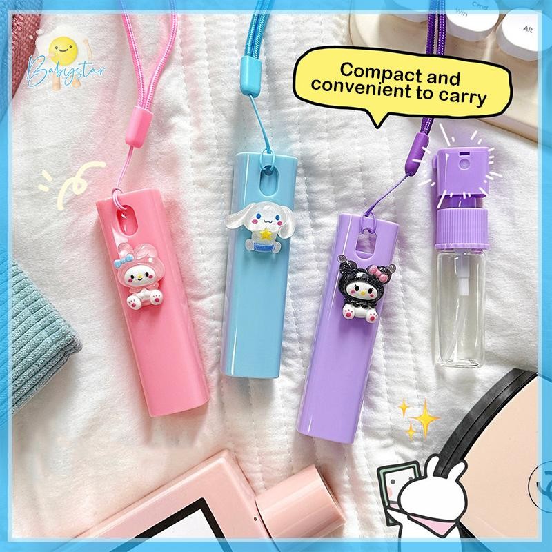 [InthehotT] 10ml Kawaii Sanrio Bottle Kuromi Cinnamoroll My Melody Student Travel เครื่องสําอางแบบพกพาน้ําหอมกดบรรจุขวด [ใหม่]
