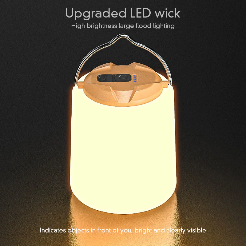 โคมไฟ LED แค้มปิ้ง 5000mAh กันน้ำ 5 โหมด ชาร์จ Type-C thumbnail 7