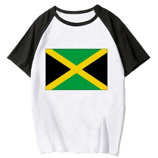 เสื้อยืด พิมพ์ลายมังงะญี่ปุ่น Jamaica Y2K สําหรับผู้หญิง