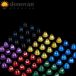 Donovan สกรูดิสก์เบรก T25 ความแม่นยําสูง หลากสี สําหรับเล่นกีฬากลางแจ้ง 12 ชิ้น