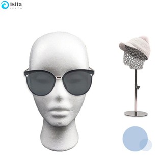 โมเดลหัวโฟม ISITA Dummy Female Head Display Stand Rack, Display Holder Polystyrene Styrofoam Practical Innovative Hat