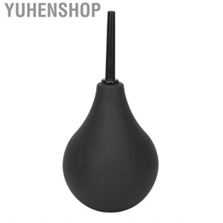 Yuhenshop Anal Douche  Cleaner Soft PVC Reusable Vaginal Black for Colon Cleaning Care