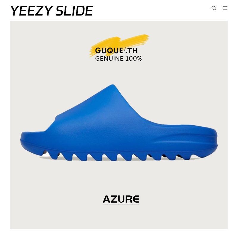 - แท้💯 - Adidas Yeezy Slide Azure Sandals 🚩