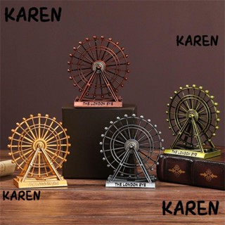 Karen ฟิกเกอร์ รูปดวงตา สไตล์เรโทร สร้างสรรค์ สําหรับตกแต่งบ้าน