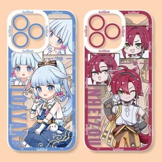 เคสโทรศัพท์มือถือ แบบนิ่ม ลายเกม genshin น่ารัก สําหรับ OPPO