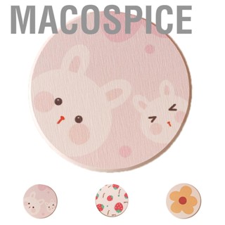 Macospice Diatomite Cup Pad 10x10cm  Coasters Water Absorbent Diatom Earth Mat for Dining Table Soap