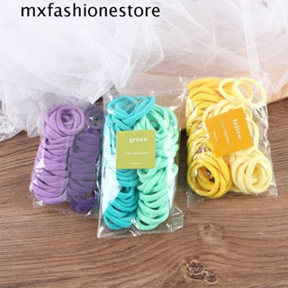 Mxfashione ยางรัดผม น่ารัก สีสันสดใส สําหรับเด็กผู้หญิง ยางรัดผม สีแคนดี้ สไตล์เกาหลี