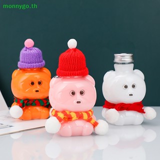 Monnygo ขวดนม PET รูปการ์ตูนหมี สีโปร่งใส 1 ชิ้น