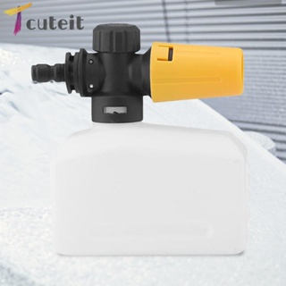 Tcuteit ปืนโฟมหิมะ เชื่อมต่อเร็ว 1/4 นิ้ว สําหรับเครื่องซักผ้า Karcher