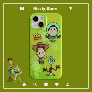 เคสโทรศัพท์มือถือ ลายการ์ตูน Toy Story Buzz Lightyear เนื้อแมตต์ กันกระแทก สําหรับ iPhone 14 13 12 Pro Max 11