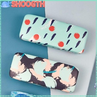 Shoogth เคสแว่นตา หนัง PU ทรงสี่เหลี่ยมผืนผ้า แบบพกพา