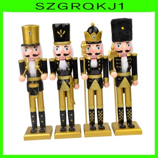 [szgrqkj1] แครกเกอร์ถั่ว สําหรับตกแต่งปาร์ตี้คริสต์มาส 4 ชิ้น