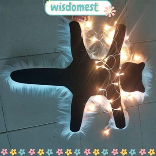 WISDOMEST พรมปูพื้น รูปแมวทอด แฮนด์เมด สําหรับตกแต่งบ้าน