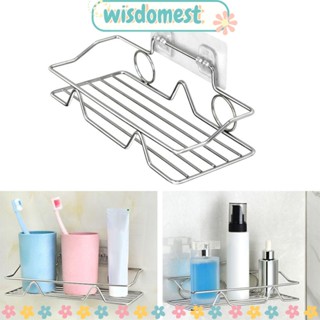 Wisdomest ชั้นวางของในห้องน้ํา มีกาวในตัว ติดผนัง แชมพู เครื่องปรุงรส ที่วางขวด