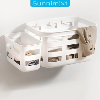 [Sunnimix1] ตะกร้าซักผ้า แบบแขวนผนัง ประหยัดพื้นที่ สําหรับโรงแรม ตั้งแคมป์ ห้องน้ํา