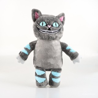 ตุ๊กตาแมวเชสเชียร์ อลิซ อิน วันเดอร์แลนด์ สีเทา ของเล่น ของขวัญวันเกิด ของขวัญคริสต์มาส สําหรับเด็กผู้ชาย ผู้หญิง WUBJ