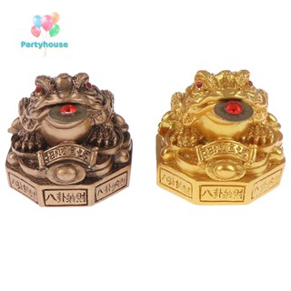 Uvig&gt; คางคกทองแดงบริสุทธิ์ รูปปั้นหัวกบ cicada รูปปั้นสัตว์ ทองเหลือง