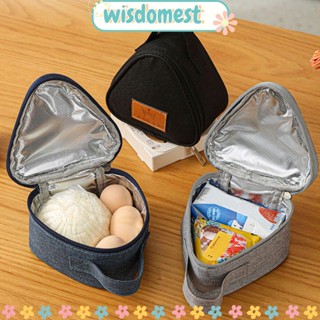 Wisdomest กระเป๋าอลูมิเนียมฟอยล์ ทรงสามเหลี่ยม แบบพกพา