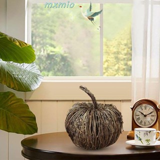 Mxmio พวงหรีดหวายสานฟักทองธรรมชาติ แฮนด์เมด DIY สําหรับตกแต่งบ้าน