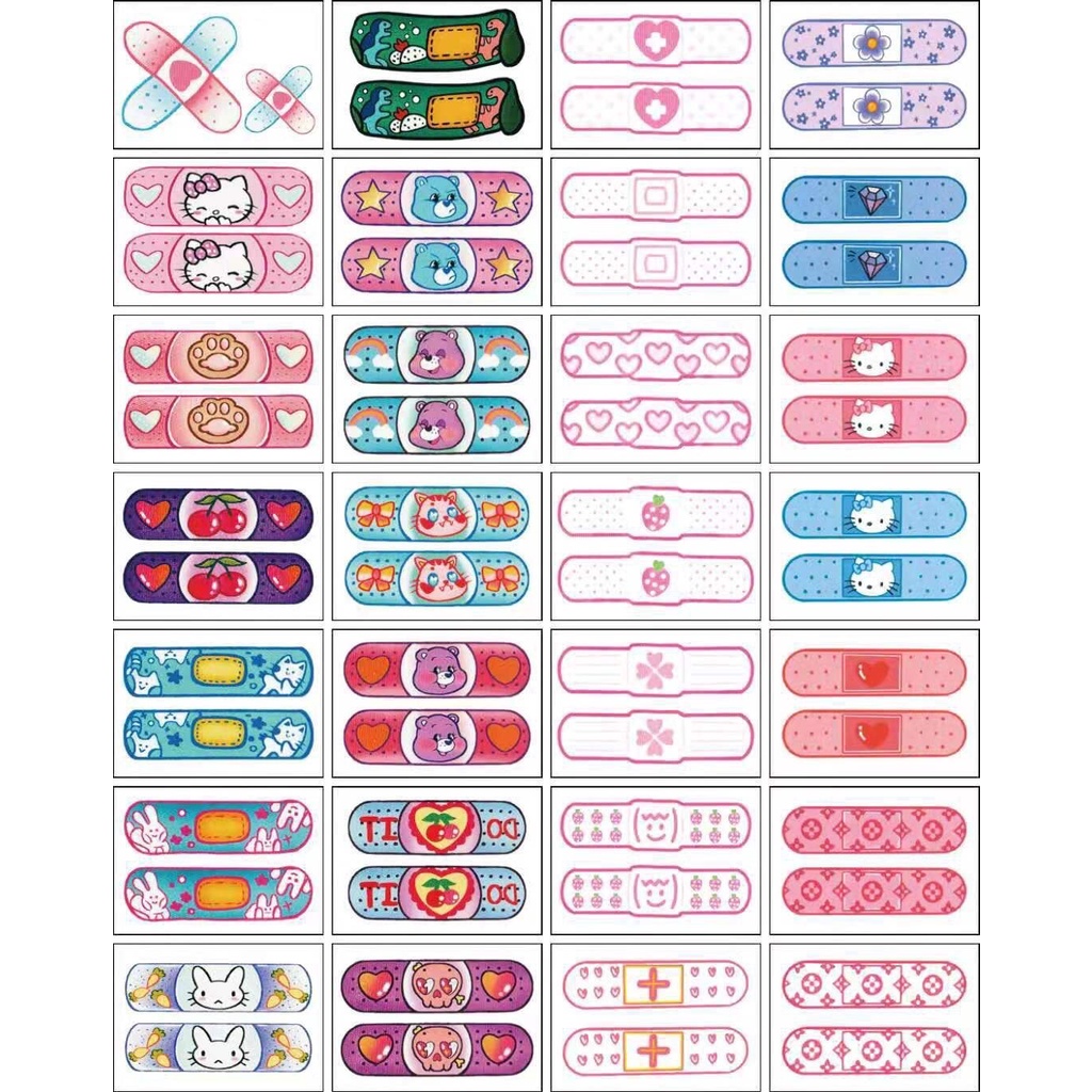 [พร้อมส่ง] แทททูสติ๊กเกอร์ 1 ชุดได้ 10 แผ่น แทททูเด็ก ลายการ์ตตูนน่ารักๆ สติ๊กเกอร์ พร้อมส่งในไทย