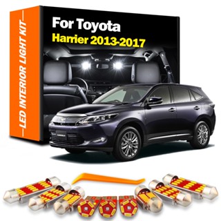 ชุดหลอดไฟ LED 12 ชิ้น สําหรับ Toyota Harrier 2013 2014 2015 2016 2017