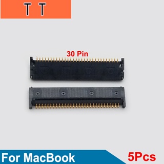  ซ็อกเก็ตเชื่อมต่อแป้นพิมพ์ FPC 30 pin สําหรับแล็ปท็อป MacBook A1342 A1278 A1297 5 ชิ้น