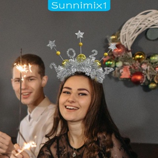 [Sunnimix1] ที่คาดผม ประดับกลิตเตอร์ รูปดาว ปีใหม่ เครื่องประดับ สําหรับผู้หญิง ปาร์ตี้ เทศกาล