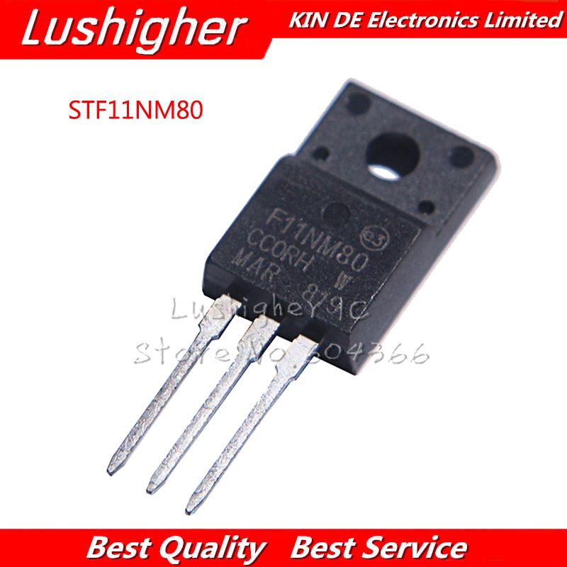 10 ชิ้น STF11NM80 TO-220F F11NM80 ถึง 220f 11N8011N80C3 TO-220
