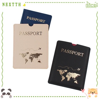 Nextth ซองหนัง PU กันน้ํา สําหรับใส่หนังสือเดินทาง บัตรเครดิต เอกสาร