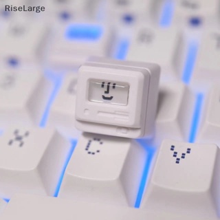 [RiseLarge] ปุ่มกดคีย์บอร์ด K-04 MAC FC สไตล์เรโทรคลาสสิก สําหรับคีย์บอร์ด Mechanical Cute Key Cap Suit Button Personalized Keycaps For Switch