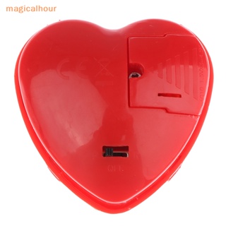Magicalhour^^ เครื่องบันทึกเสียง รูปหัวใจ ขนาดเล็ก บันทึกเสียงได้ สําหรับตุ๊กตาสัตว์ยัดไส้