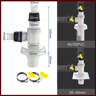 [Blesiya2] อะแดปเตอร์ท่อระบายน้ํา เชื่อมต่อท่อระบายน้ํา แบบพกพา สําหรับเครื่องซักผ้า
