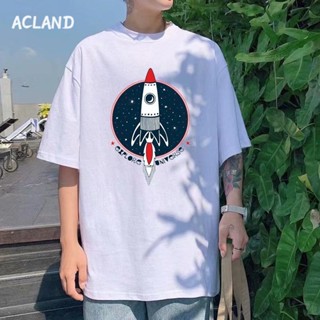 Acland เสื้อยืดผู้ชาย ผู้ชายเสื้อเชิ้ต เสื้อยืด ผ้านุ่ม ใส่สบาย ไม่หด ไม่ต้องรีด 36Z230907