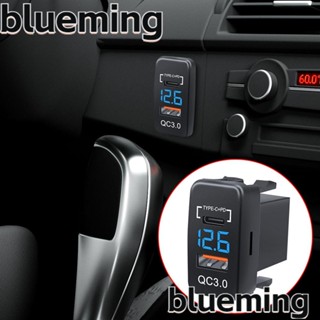 Blueming2 ซ็อกเก็ตชาร์จในรถยนต์ Type C PD QC3.0 พอร์ตชาร์จ USB