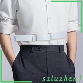 [Szluzhen1] เข็มขัดล็อคเสื้อเชิ้ต ปรับขนาดได้ สําหรับทุกเพศ