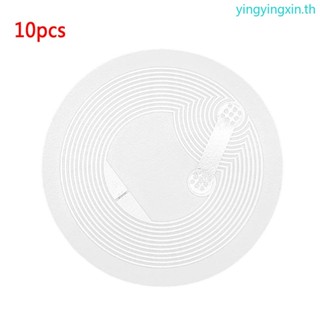 Yin ป้ายแท็ก Ntag 215 NFC 13 56 MHZ NFC สีขาว รองรับสมาร์ทโฟน 10 แพ็ก