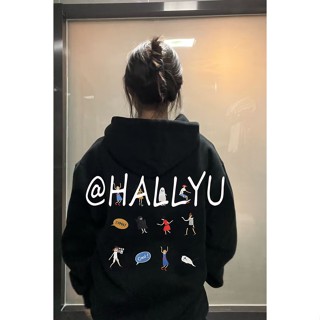 HALLYU เสื้อกันหนาว เสื้อแขนยาว เสื้อฮู้ด คุณภาพสูง unique High-quality trendy WWY23909PB36Z230909