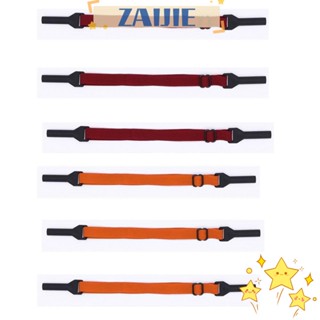 Zaijie24 สายโซ่คล้องแว่นตา สีส้ม สีแดง 6 ชิ้น