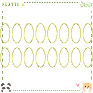 Nextth ห่วงเชื่อมลูกปัด ทรงวงรี สีทอง ทองแดง แฮนด์เมด