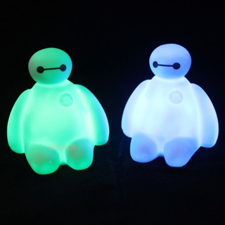 Christmas_ โคมไฟ LED เปลี่ยนสีได้ ลายการ์ตูน Baymax ของขวัญคริสต์มาส สําหรับห้องนอนเด็ก