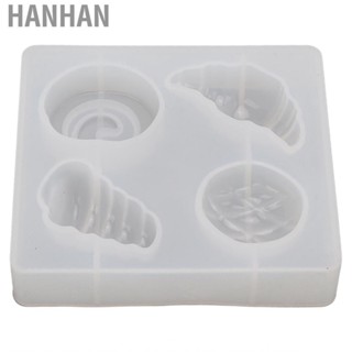 Hanhan White Silicone Fondant Mold 4 Cute Shapes Cake for Candies  Ice Cubes