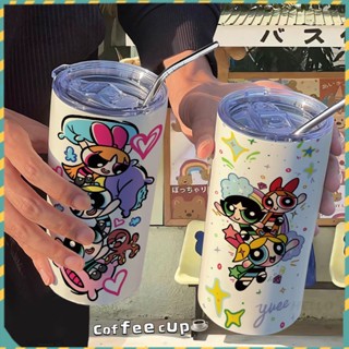 [Animation Peripheral 🥤Limited Cup] กระติกน้ําร้อน สเตนเลส ลายการ์ตูนเด็กผู้หญิงบินได้ คุณภาพสูง สําหรับออฟฟิศ