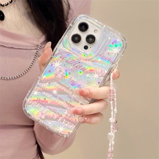 [พร้อมส่ง] เคสโทรศัพท์มือถือ พร้อมสายคล้องมือ สําหรับ Apple iPhone 15 14 13 12 11 PROMAX XS XR XSMAX SE2020 6 7 8PLUS MINI