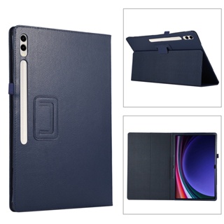 เคสหนัง PU ฝาพับ พร้อมขาตั้ง สําหรับ Samsung Galaxy Tab S9 Ultra 14.6 นิ้ว 5G SM-X916B 2023 SM-X910