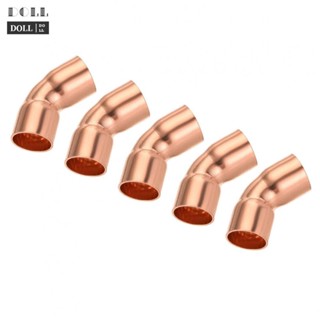 ⭐NEW ⭐Copper Elbow Fittings 45 Degree Elbow Water Supply Pipe Copper Elbow Set 1/2"